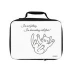 Cute Cat Lunch Bag — “I’m Not Falling, I’m Descending With Flair!” Insulated Lunchbox