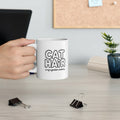 Cat Hair Mug – Funny Cat Lover Coffee Cup  “Cat Hair Is My Signature Accessory” ; Gift for Cat Moms & Cat Dads